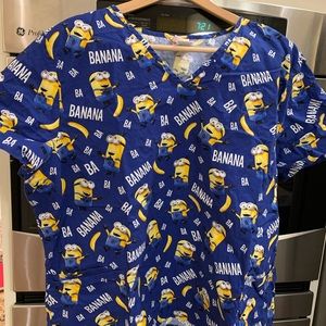 despicable me scrub top
